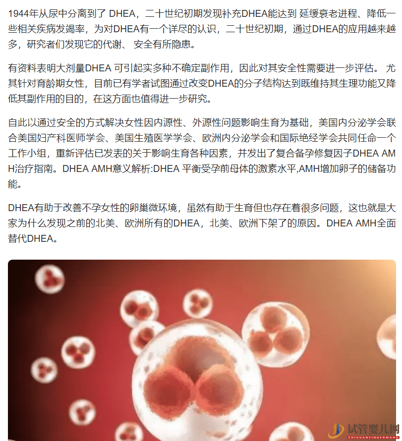 試管媽媽別著急：dhea吃多久能試管？做試管dhea一天該吃幾片？(圖2)
