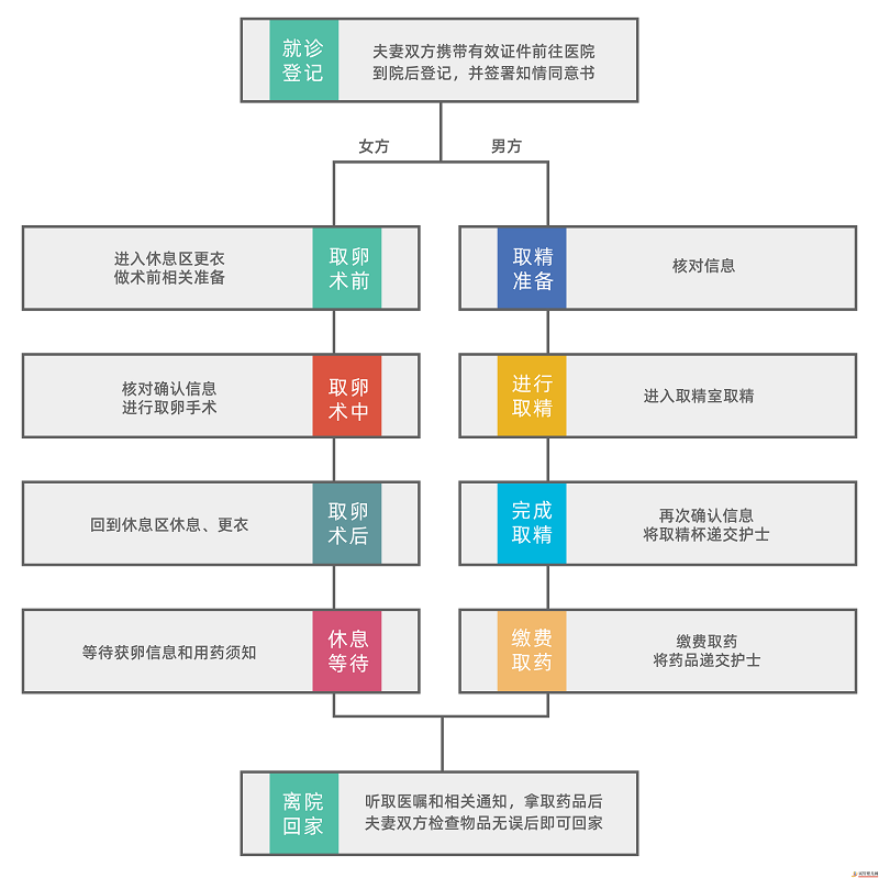 第一次取卵沒經(jīng)驗？一張圖告訴你試管嬰兒取卵全流程！(圖2)