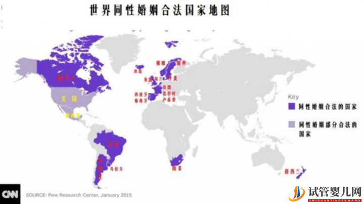 世界LGBT人群不斷增加，同性戀婚姻已得到多國認可(圖2)