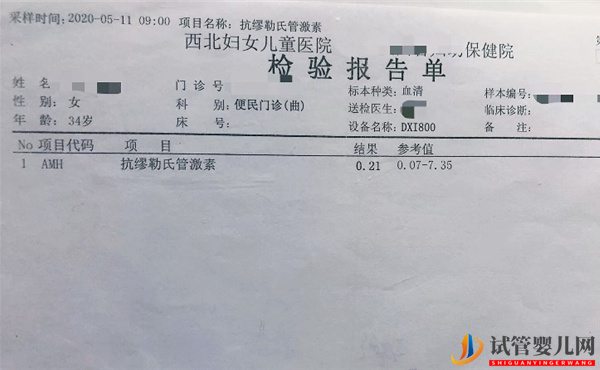 AMH值0.21絕經前做試管還有生娃機會(圖1)