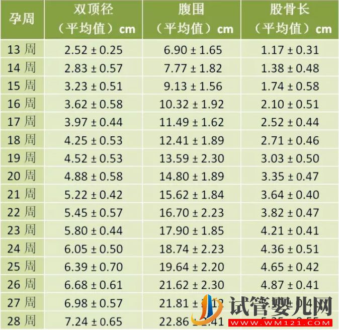 懷孕1-10月胎兒的發(fā)育標(biāo)準(zhǔn)及對(duì)照表，你知道嗎？(圖1)